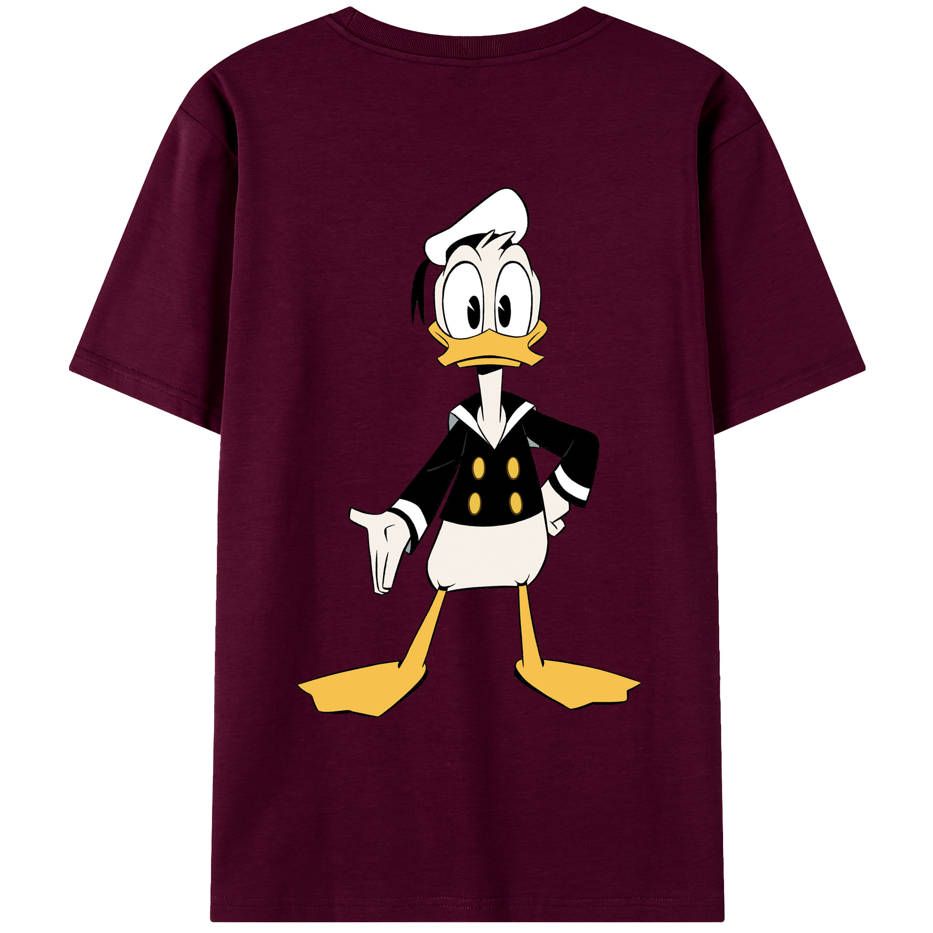 （画像用） ミッキーマウス Mickey Mouse レディース半袖Tシャツ(バックプリント)